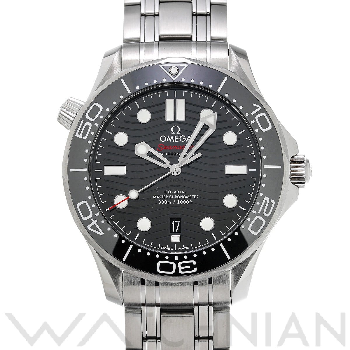 オメガ / OMEGA シーマスター ダイバー300 コーアクシャル マスタークロノメーター 210.30.42.20.01.001 ブラック メンズ 時計 【中古】【wristwatch】