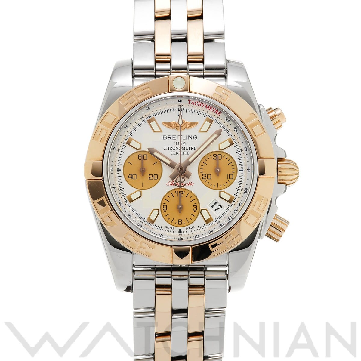 ブライトリング / BREITLING クロノマット 41 CB014012/G713 シルバー/シャンパン メンズ 時計 【中古】【wristwatch】