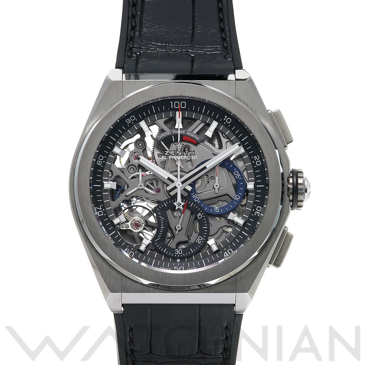 デファイ エル・プリメロ 21 95.9000.9004/78.M9000 グレー/スケルトン ゼニス ZENITH メンズ 【中古】