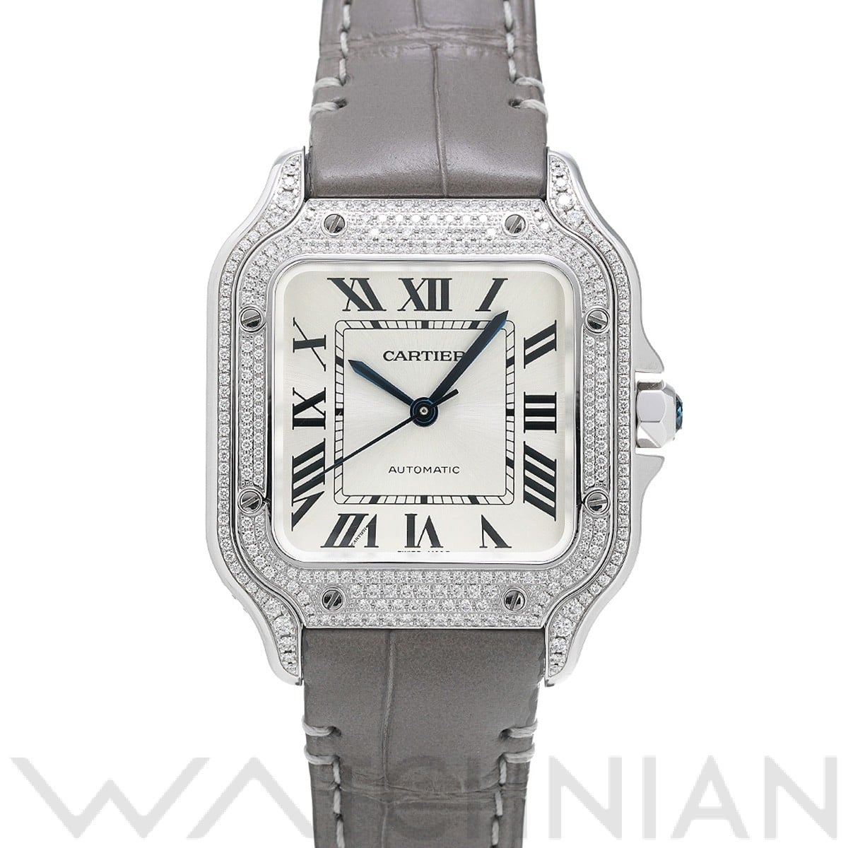 カルティエ サントス ドゥ カルティエ MM WJSA0014 シルバー ユニセックス 時計 【中古】【wristwatch】