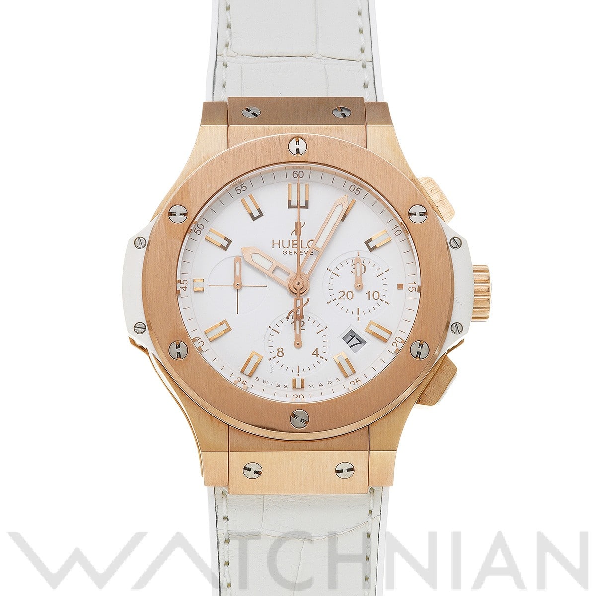 ビッグバン エボリューション 301.PE.2180.GR ホワイト ウブロ HUBLOT メンズ 【中古】