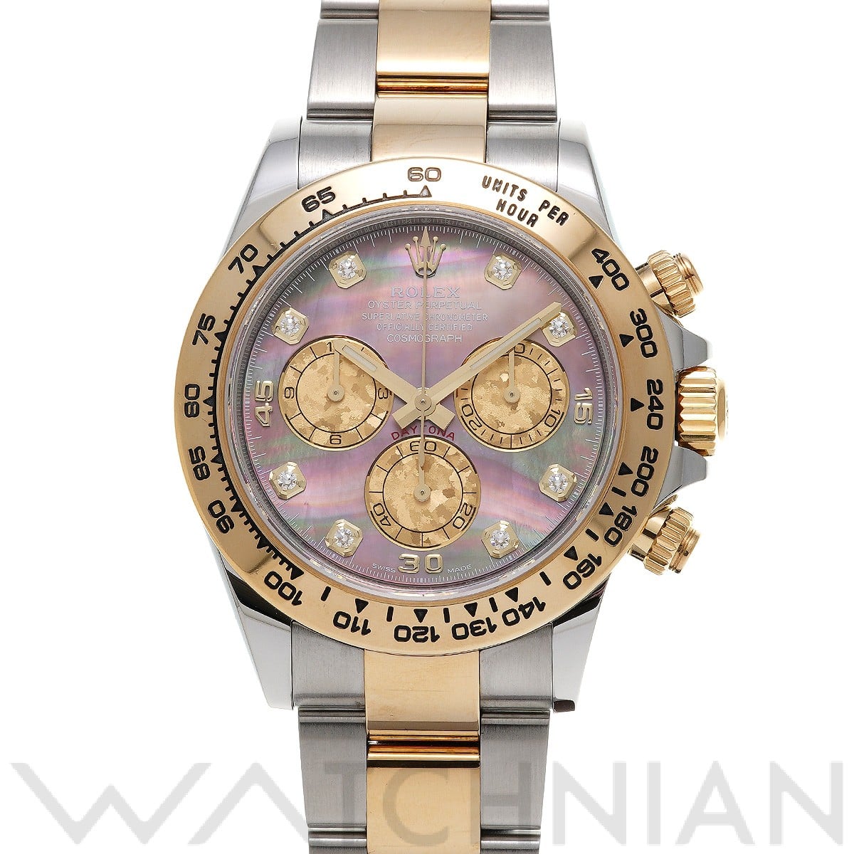 ロレックス コスモグラフ デイトナ 116503NG ブラックシェル/ゴールドクリスタル/ダイヤモンド メンズ 時計 【中古】【wristwatch】