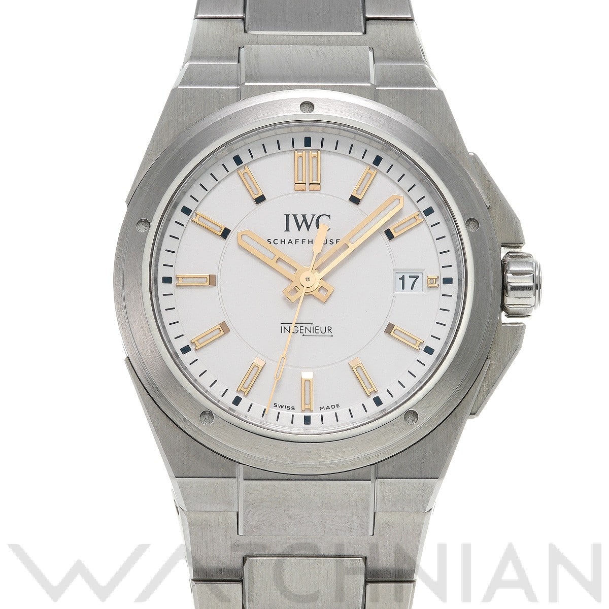 IWC インヂュニア オートマティック IW323906 シルバーメッキ メンズ 時計 【中古】【wristwatch】