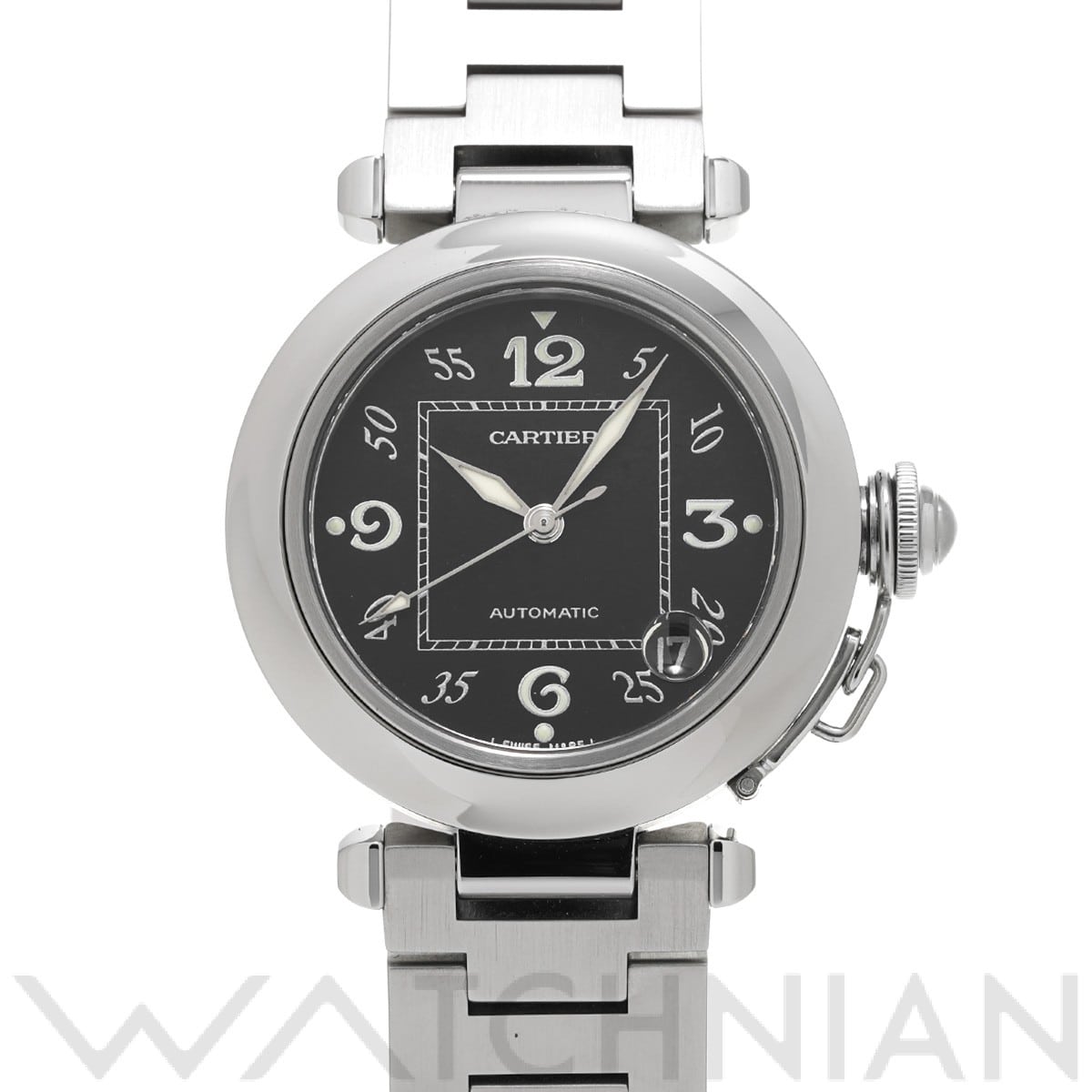 カルティエ / CARTIER パシャC W31043M7 ブラック ユニセックス 時計 【中古】【wristwatch】