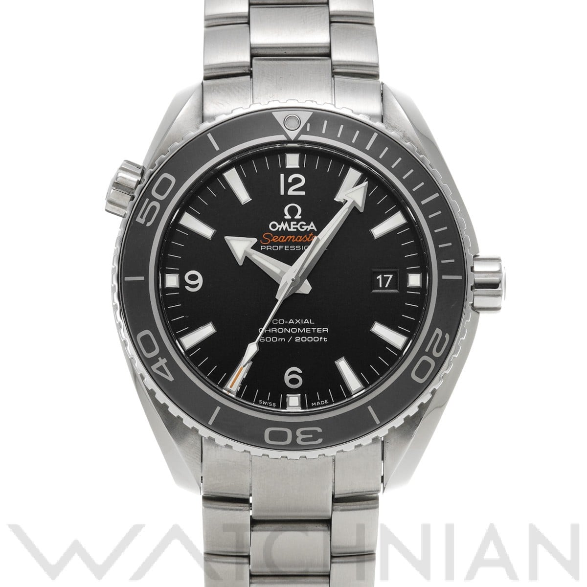 オメガ / OMEGA シーマスター プラネットオーシャン 600 コーアクシャル 232.30.46.21.01.001 ブラック メンズ 時計 【中古】【wristwatch】