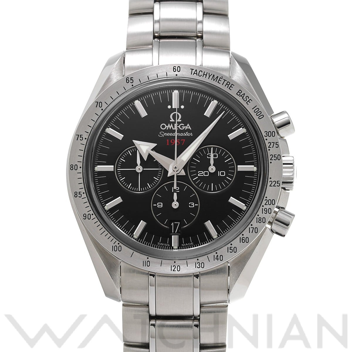 オメガ / OMEGA スピードマスター ブロードアロー 1957 コーアクシャル 321.10.42.50.01.001 ブラック メンズ 時計 【中古】【wristwatch】