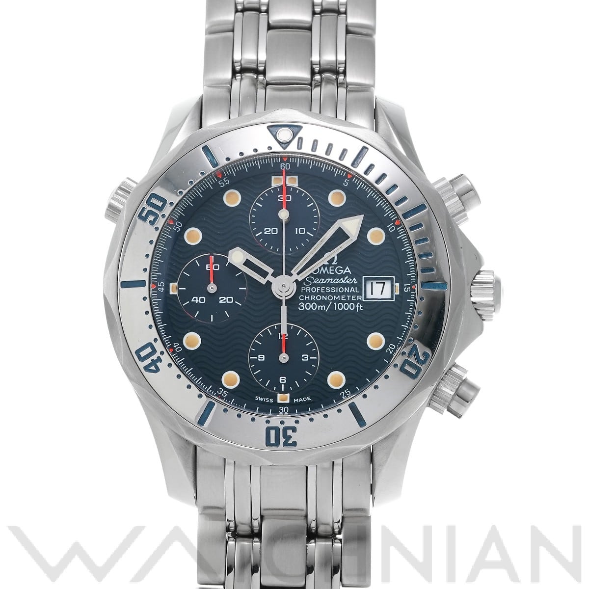 オメガ / OMEGA シーマスター プロフェッショナル 300 クロノグラフ 2598.80 ブルー メンズ 時計 【中古】【wristwatch】