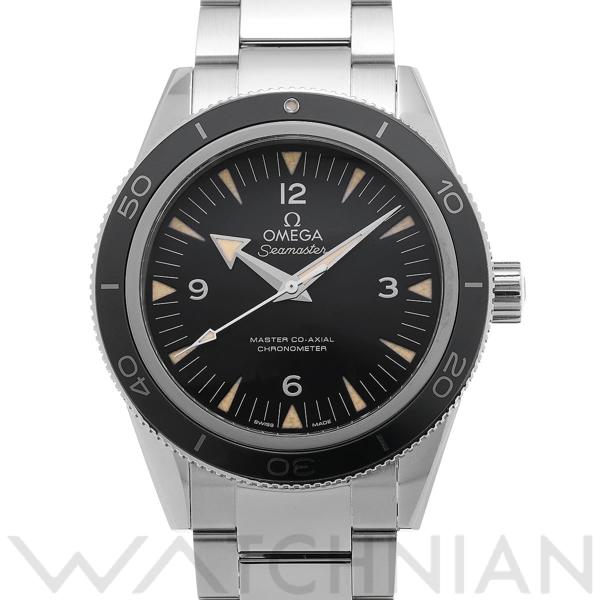 オメガ / OMEGA シーマスター 300 マスターコーアクシャル 233.30.41.21.01.001 ブラック メンズ 時計 【中古】【wristwatch】