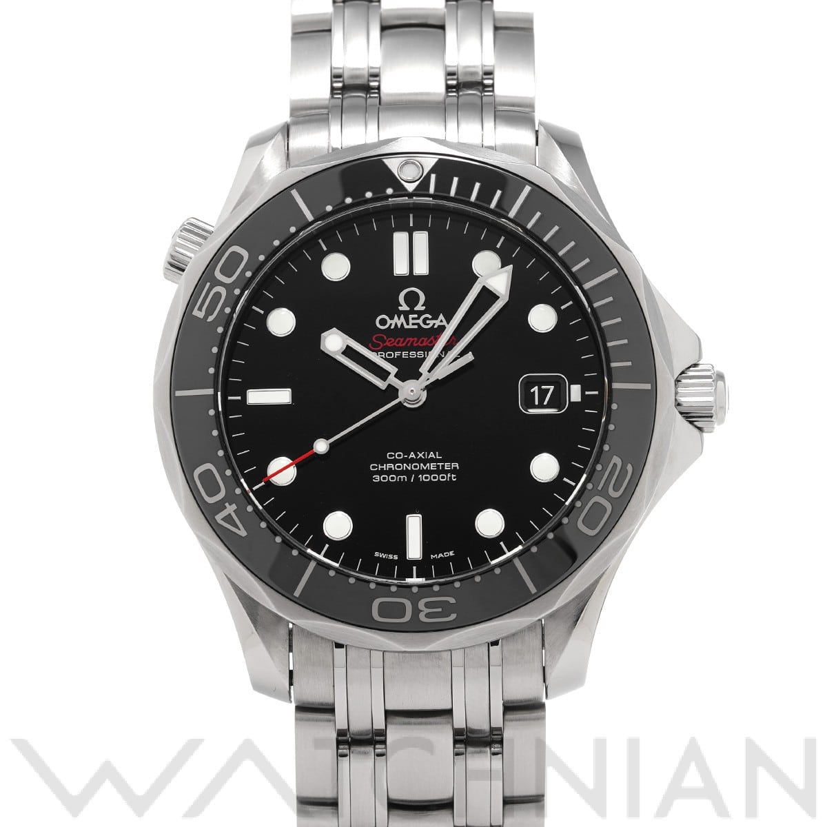 オメガ / OMEGA シーマスター ダイバー300 コーアクシャル 212.30.41.20.01.003 ブラック メンズ 時計 【中古】【wristwatch】