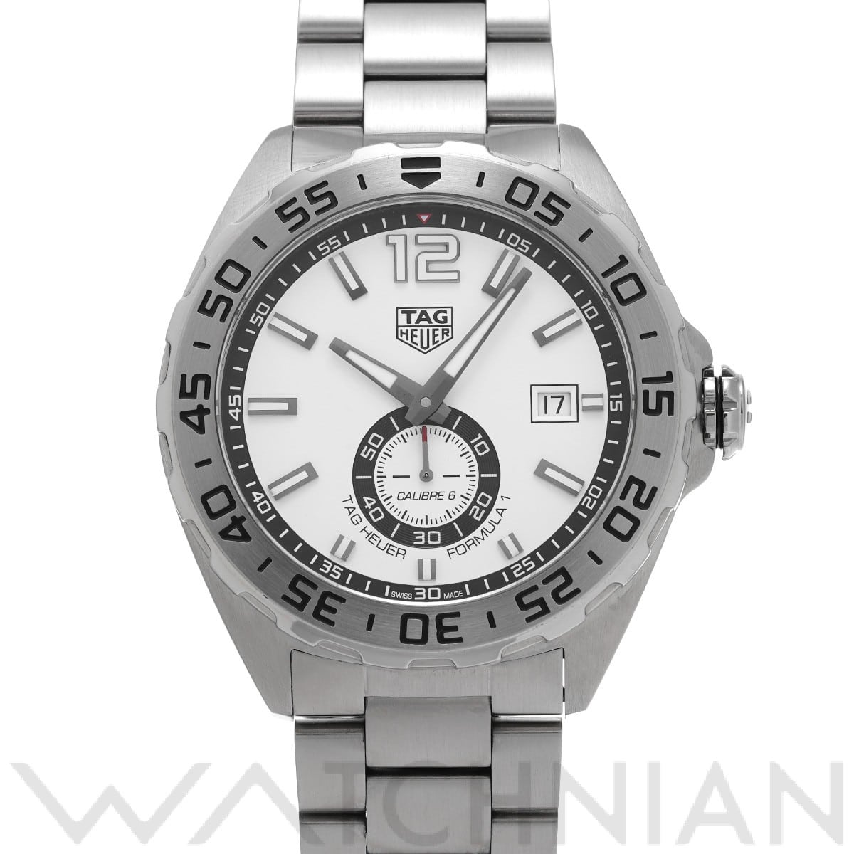 タグ ホイヤー / TAG HEUER フォーミュラ1 クォーツ WAZ2013.BA0842 ホワイト メンズ 時計 【中古】【wristwatch】