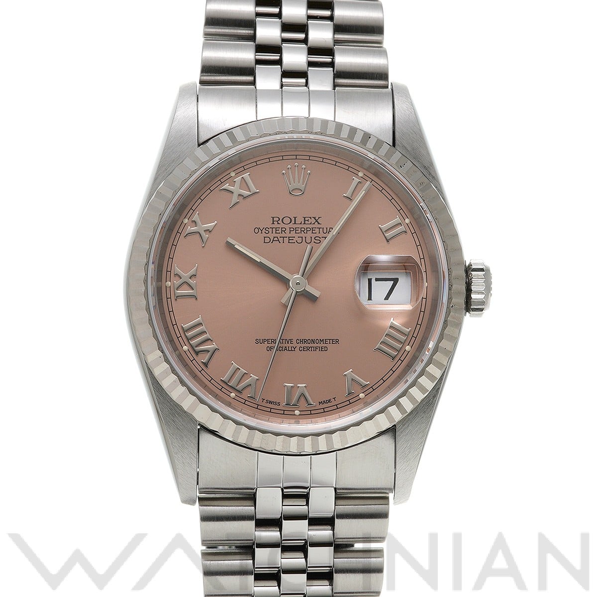 ロレックス デイトジャスト 16234 ピンク メンズ 時計 【中古】【wristwatch】