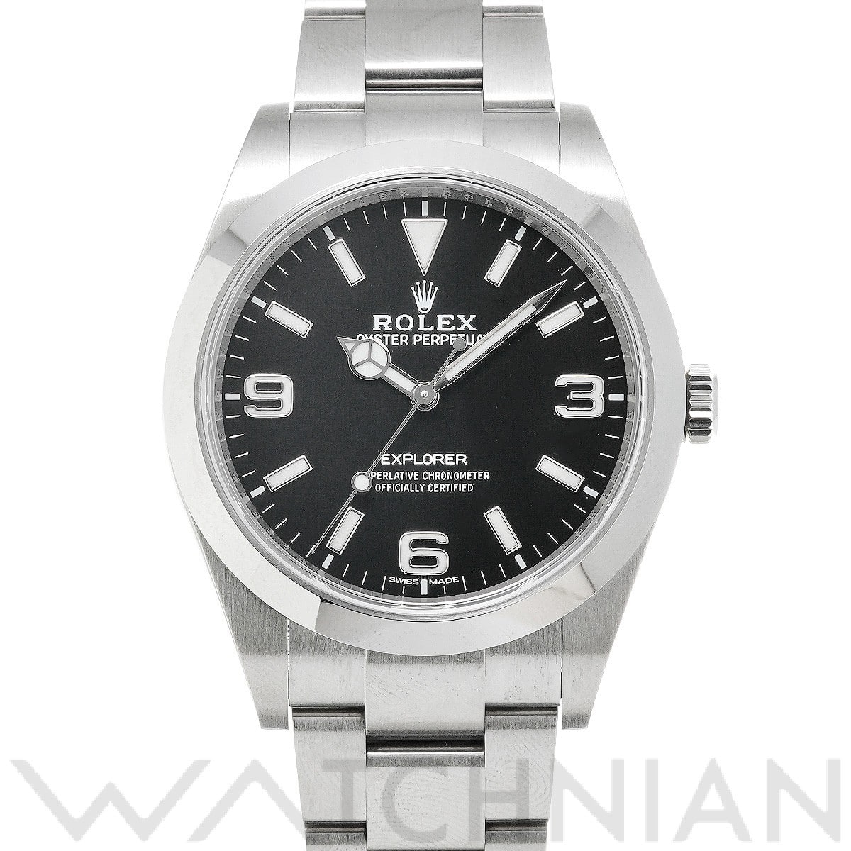 ロレックス エクスプローラー 214270 ブラック メンズ 時計 【中古】【wristwatch】