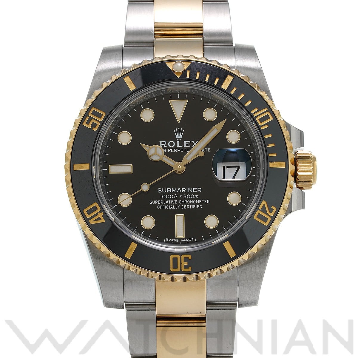 サブマリーナ デイト 116613LN ランダムシリアル ブラック ロレックス ROLEX メンズ 【中古】