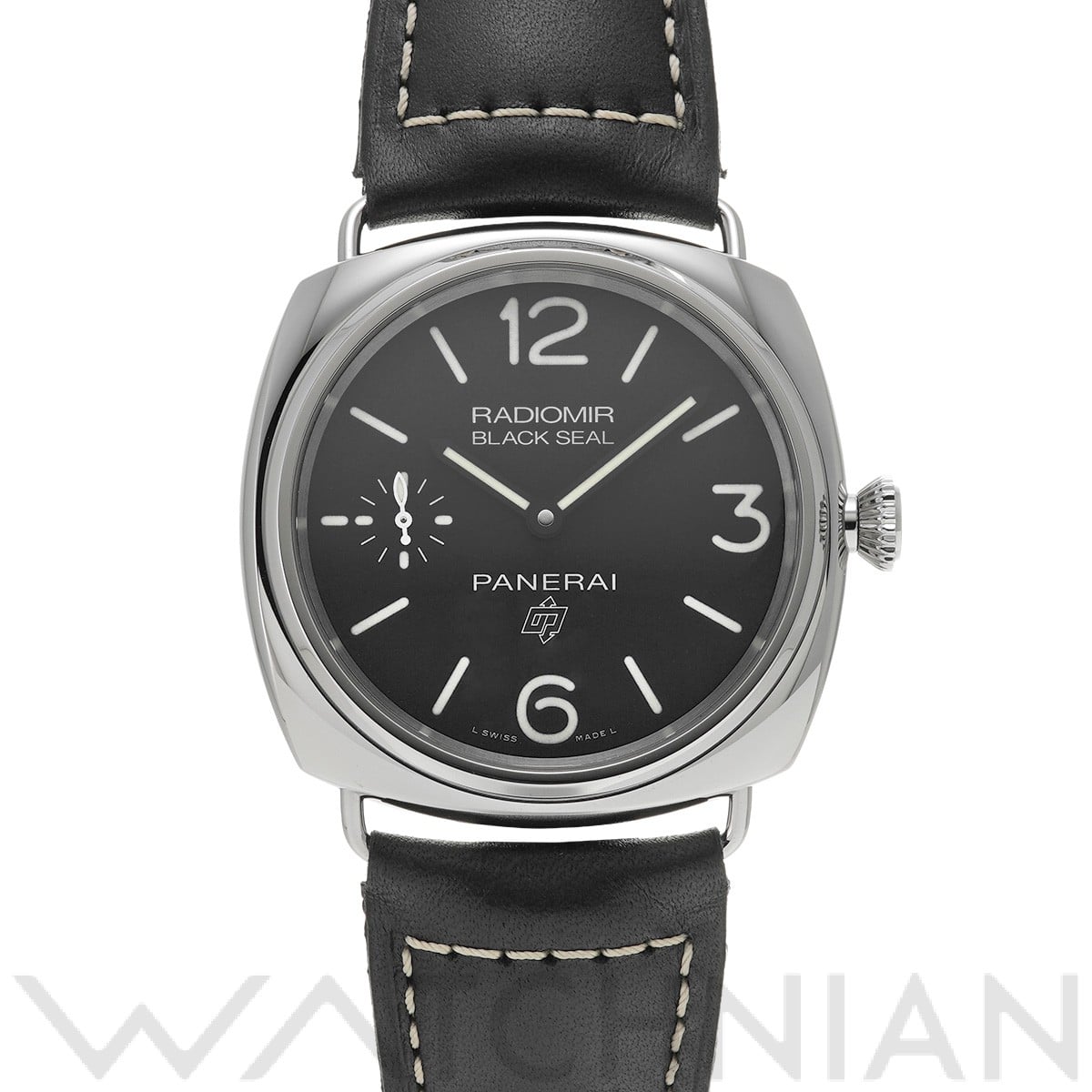 ラジオミール ブラックシール ロゴ PAM00754 V番(2019年製造) ブラック パネライ OFFICINE PANERAI メンズ 【中古】