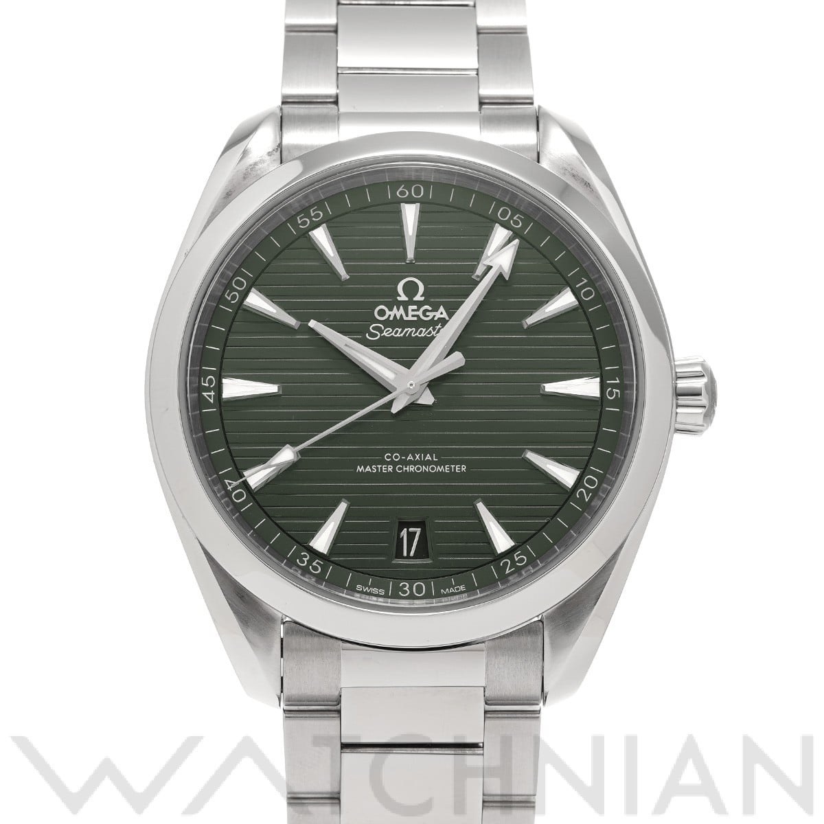 オメガ / OMEGA シーマスター アクアテラ コーアクシャル マスタークロノメーター 220.10.41.21.10.001 グリーン メンズ 時計 【中古】【wristwatch】
