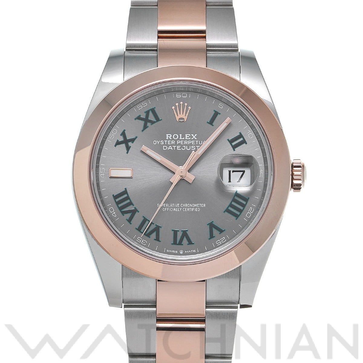 ロレックス デイトジャスト 41 126301 スレート メンズ 時計 【中古】【wristwatch】