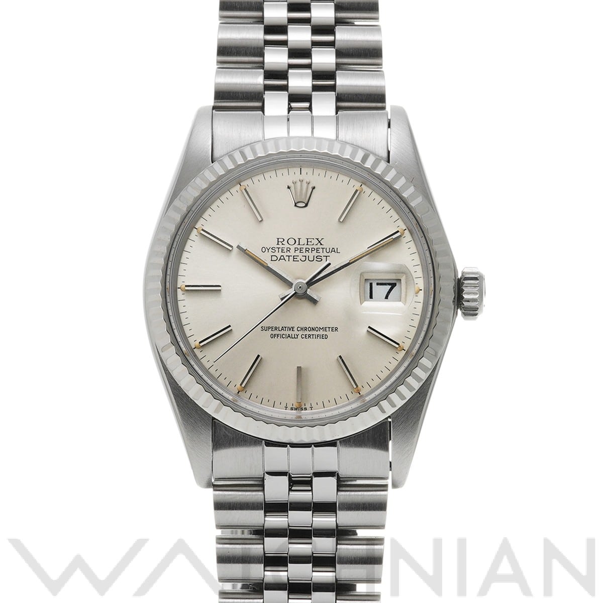 ロレックス デイトジャスト 16014 シルバー メンズ 時計 【中古】【wristwatch】