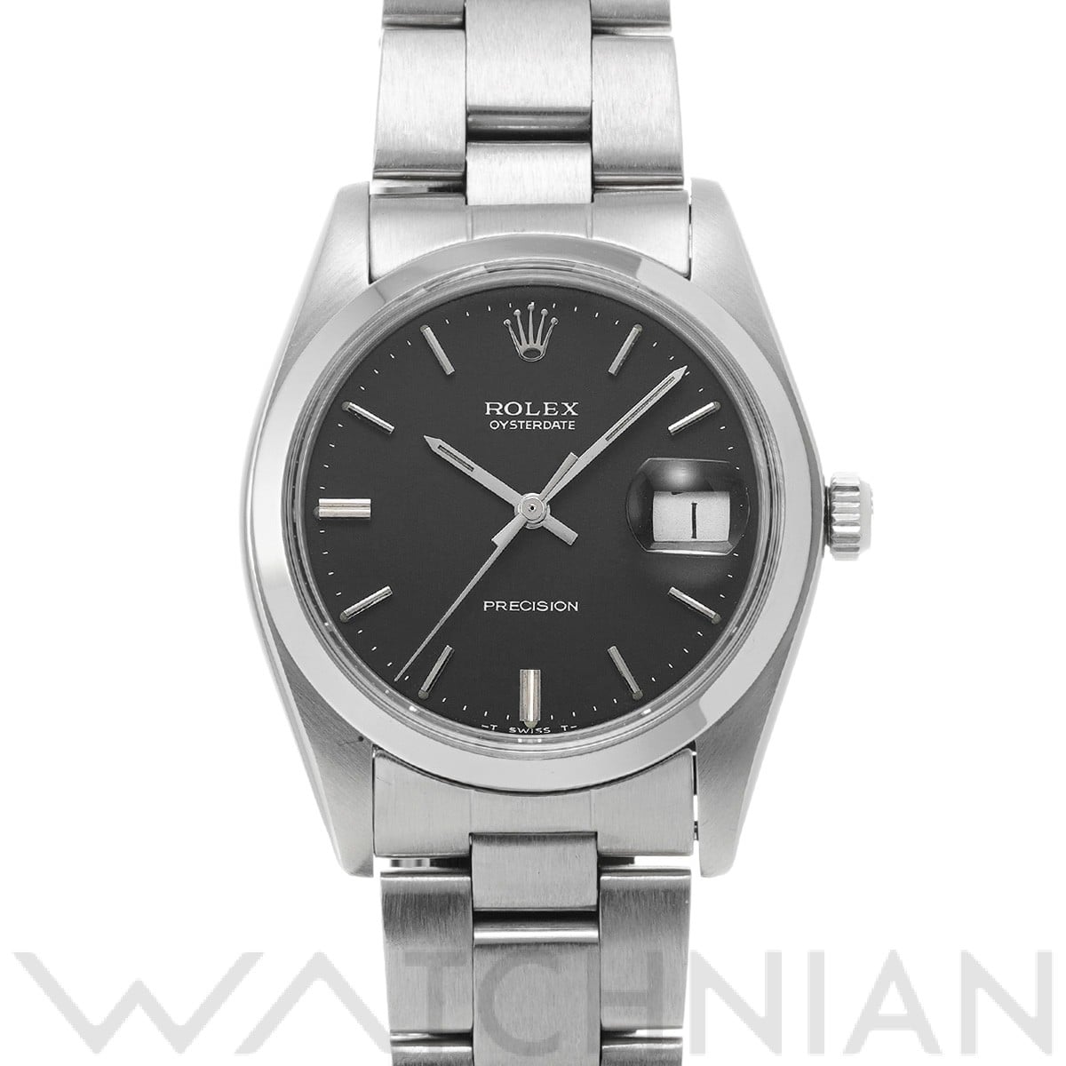 ロレックス オイスター デイト 6694 ブラック メンズ 時計 【中古】【wristwatch】