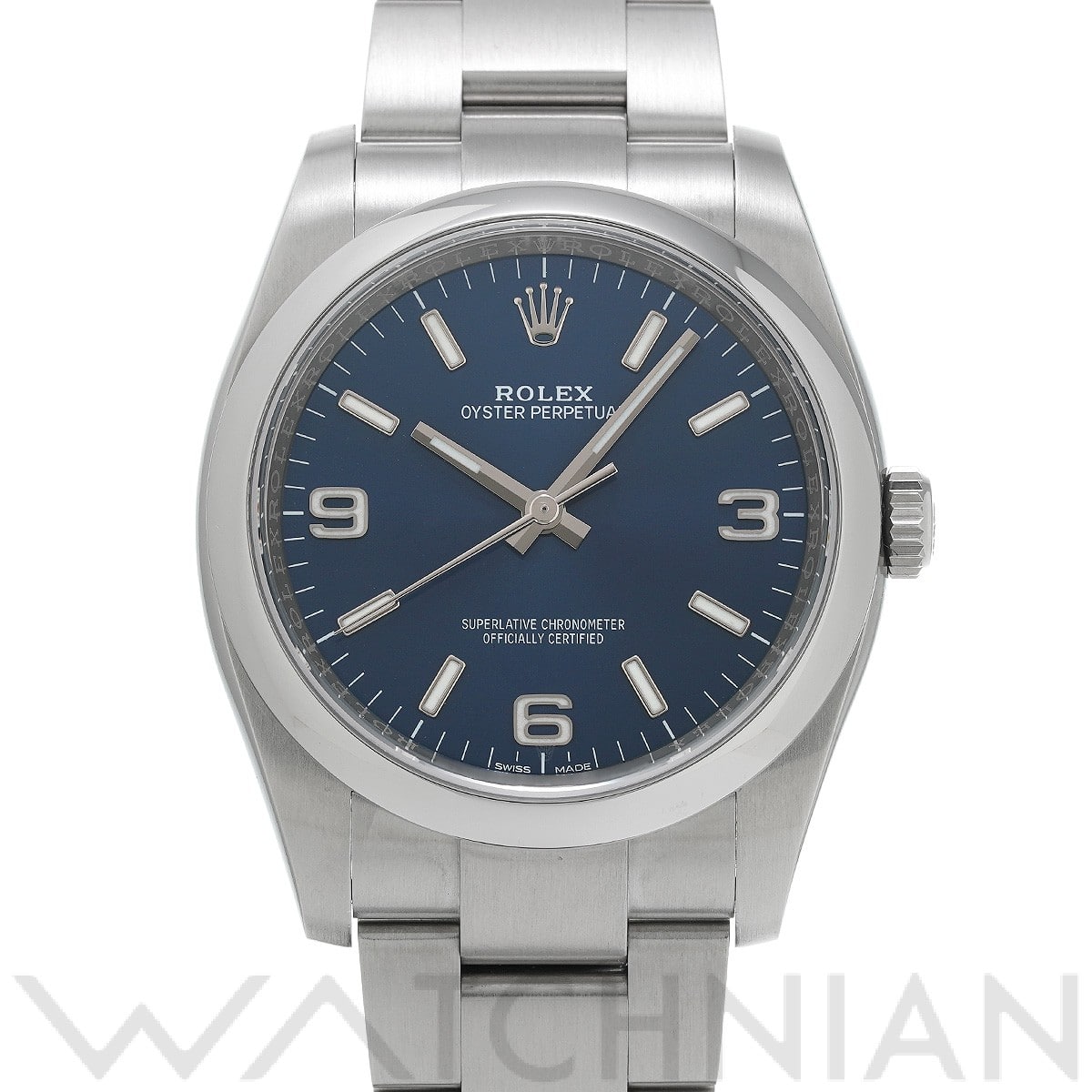 ロレックス オイスターパーペチュアル 36 116000 ブルー メンズ 時計 【中古】【wristwatch】