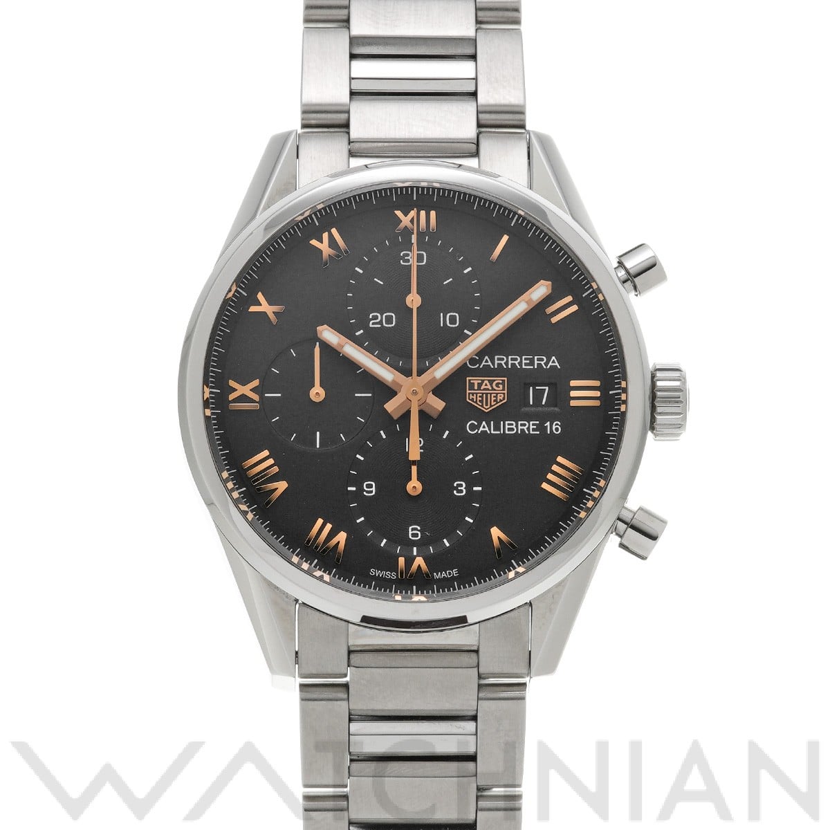 タグ ホイヤー / TAG HEUER カレラ キャリバー16 クロノグラフ ジャパン リミテッドエディション CBK2113.BA0715 ブラック メンズ 時計 【中古】【wristwatch】