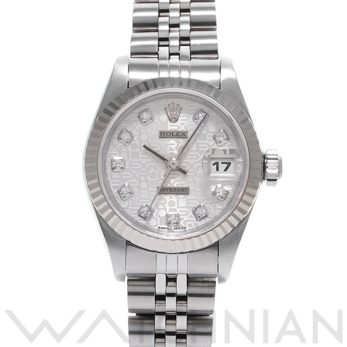 デイトジャスト 69174G U番(1997年頃製造) シルバーコンピュータ/ダイヤモンド ロレックス ROLEX レディース 【中古】