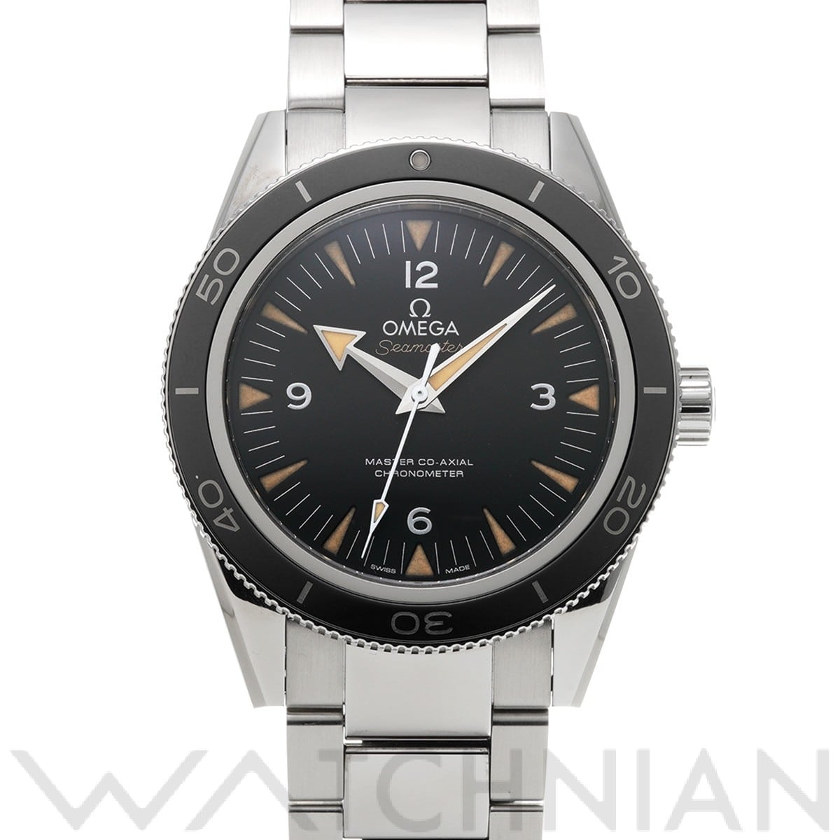 オメガ / OMEGA シーマスター 300 マスターコーアクシャル 233.30.41.21.01.001 ブラック メンズ 時計 【中古】【wristwatch】