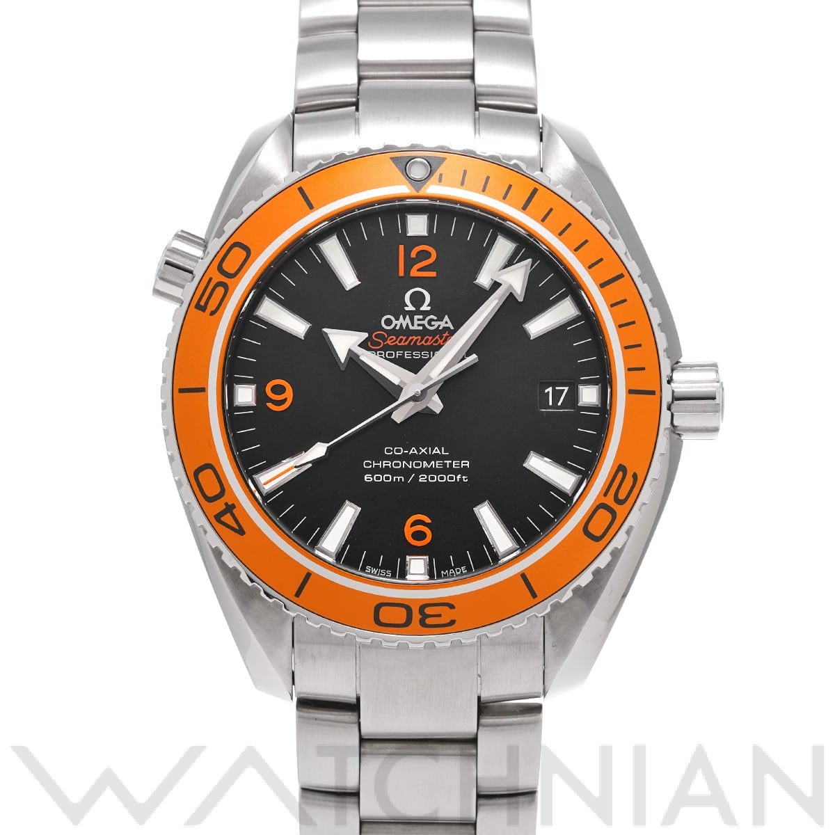 オメガ / OMEGA シーマスター プラネットオーシャン 600 コーアクシャル 232.30.42.21.01.002 ブラック メンズ 時計 【中古】【wristwatch】