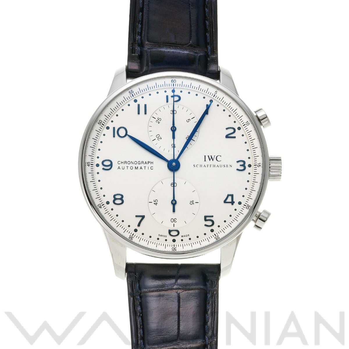 ポルトギーゼ クロノグラフ IW371446 シルバー インターナショナルウォッチカンパニー IWC メンズ 【中古】