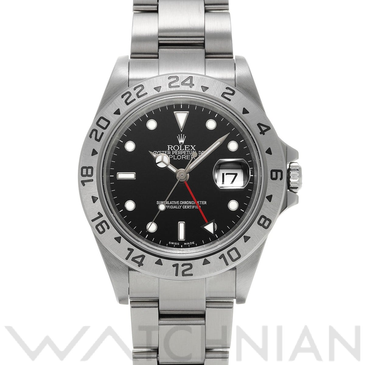 ロレックス エクスプローラーII 16570 ブラック メンズ 時計 【中古】【wristwatch】