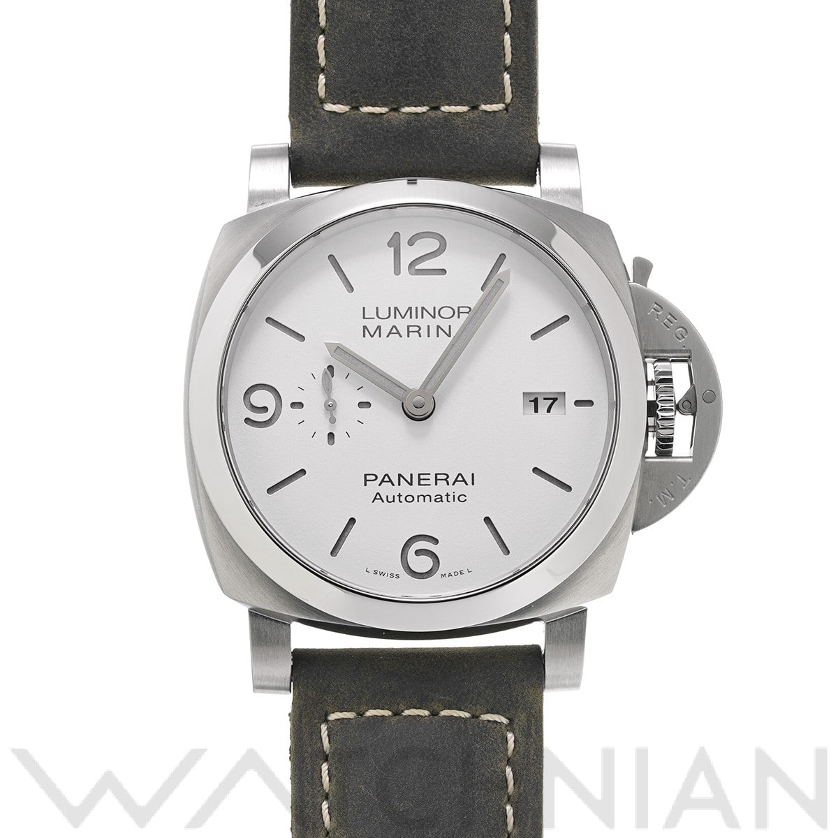 ルミノールマリーナ 44mm PAM01314 X番(2021年製造) ホワイト パネライ PANERAI メンズ 【中古】
