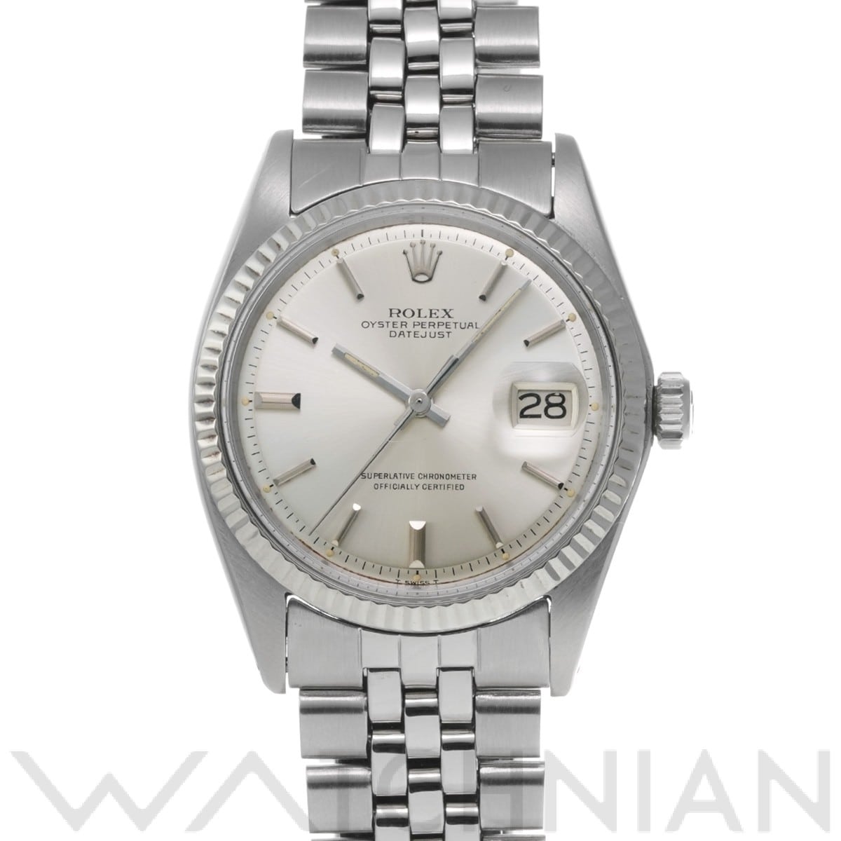 デイトジャスト 1601 23番台(1969年頃製造) シルバー ロレックス ROLEX メンズ 【中古】