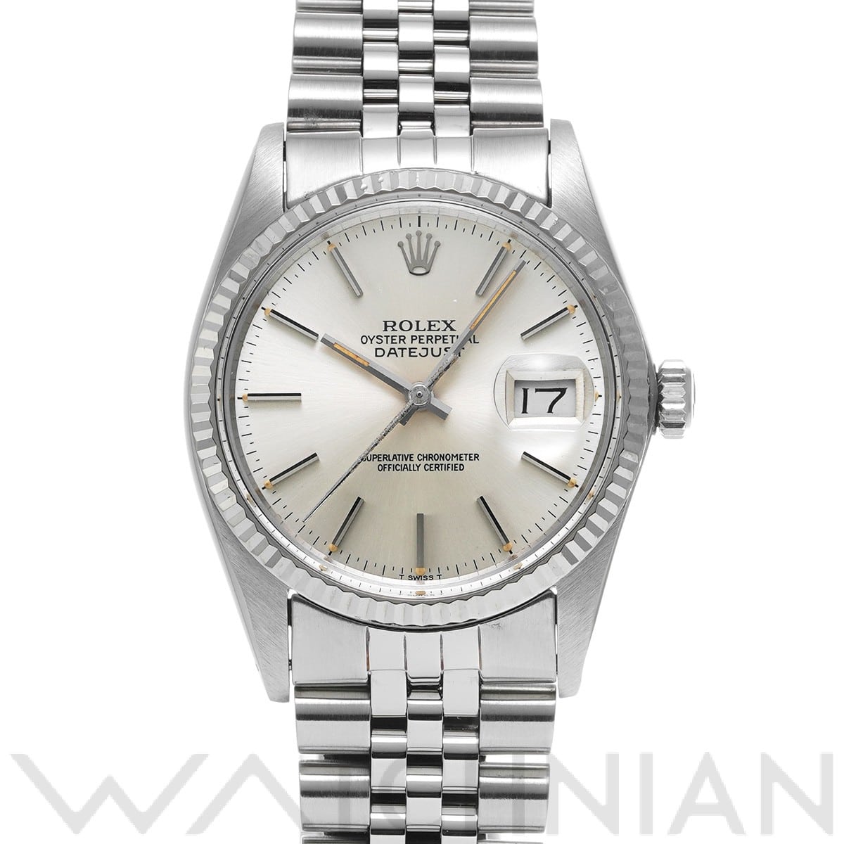 ロレックス デイトジャスト 16014 シルバー メンズ 時計 【中古】【wristwatch】