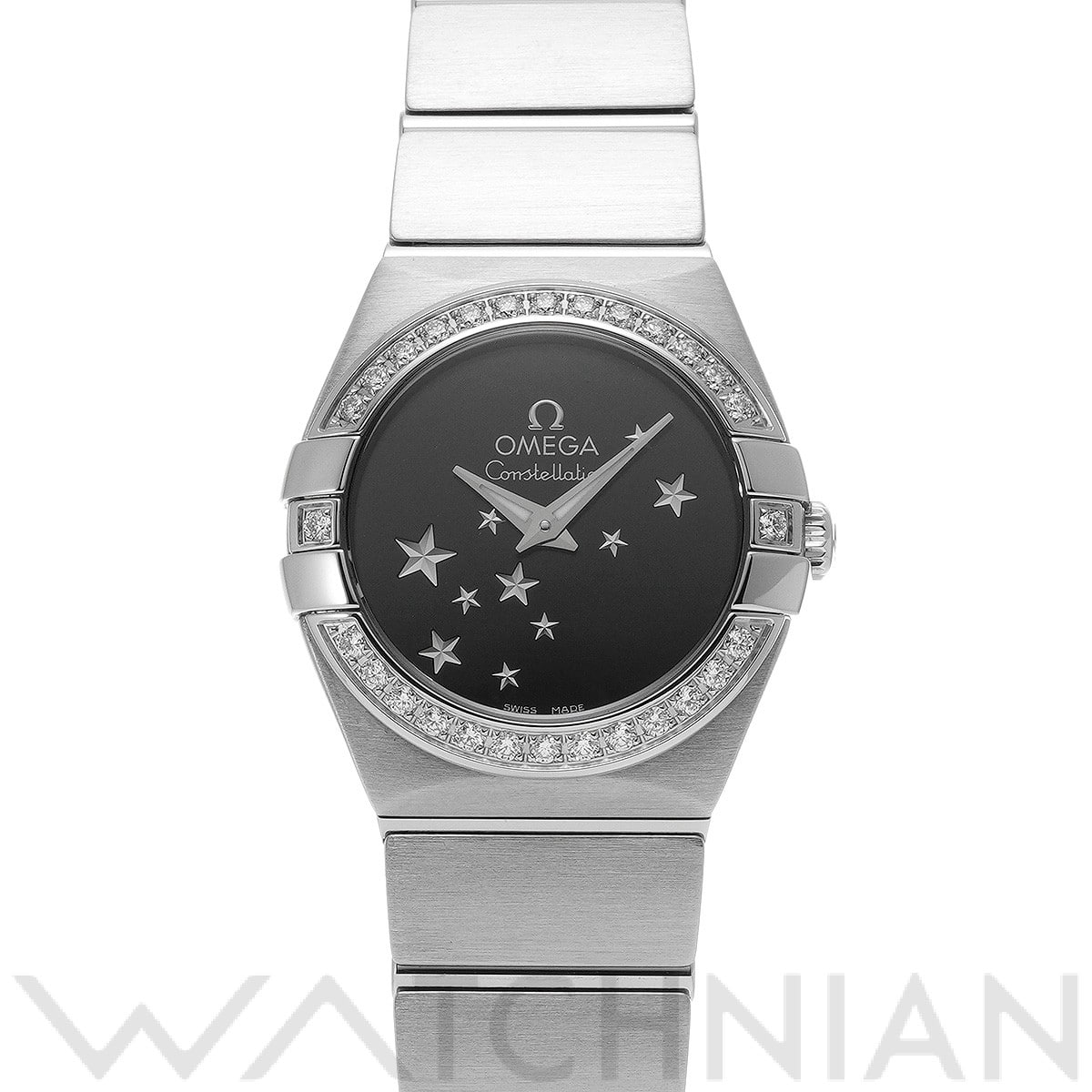 オメガ / OMEGA コンステレーション クォーツ 123.15.24.60.01.001 ブラック レディース 時計 【中古】【wristwatch】