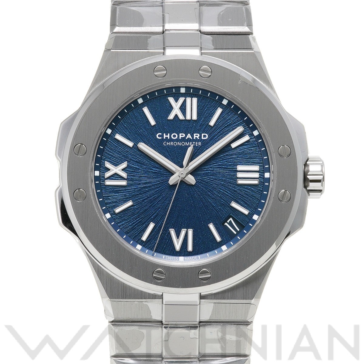 ショパール アルパイン イーグル ラージ 298600-3001 ブルー メンズ 時計 【中古】【wristwatch】