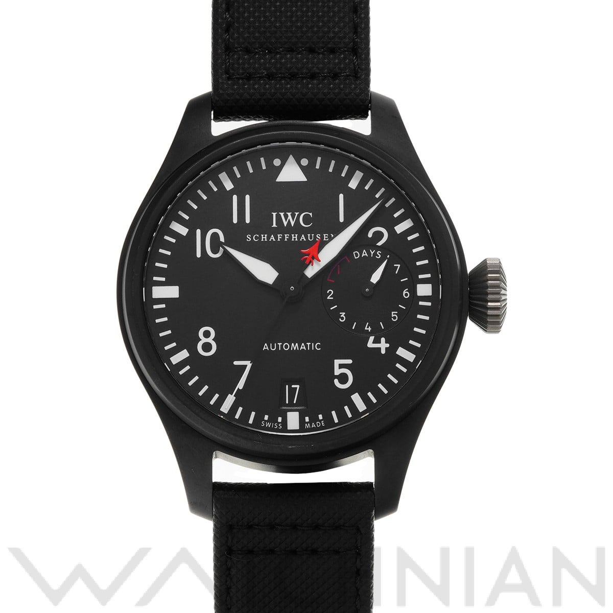 IWC ビッグパイロットウォッチ トップガン IW501901 ブラック メンズ 時計 【中古】【wristwatch】