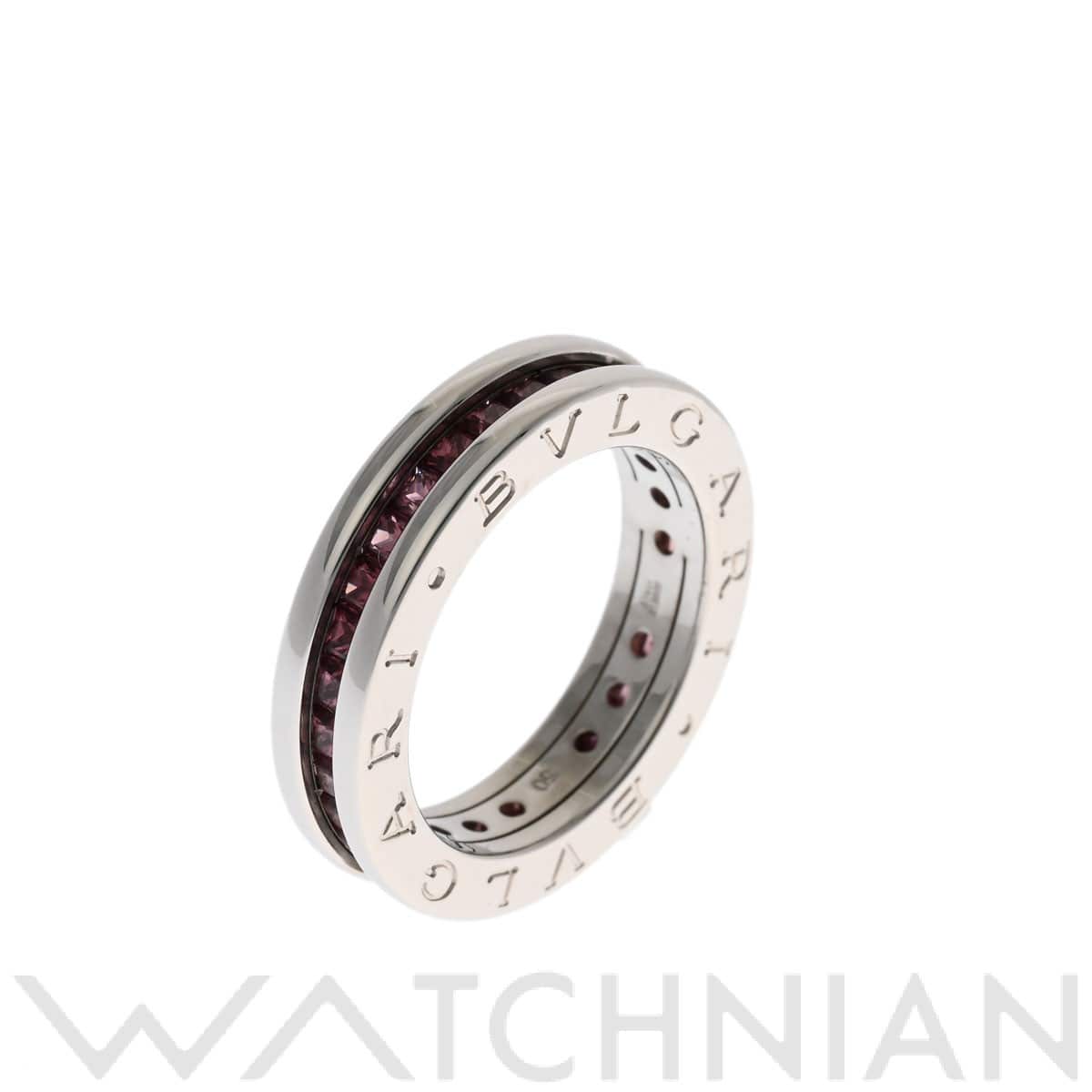 ブルガリ B.ZERO1 ナローリング #50 シルバー K18ホワイトゴールド WG レディース ジュエリー 【中古】【jewelry】