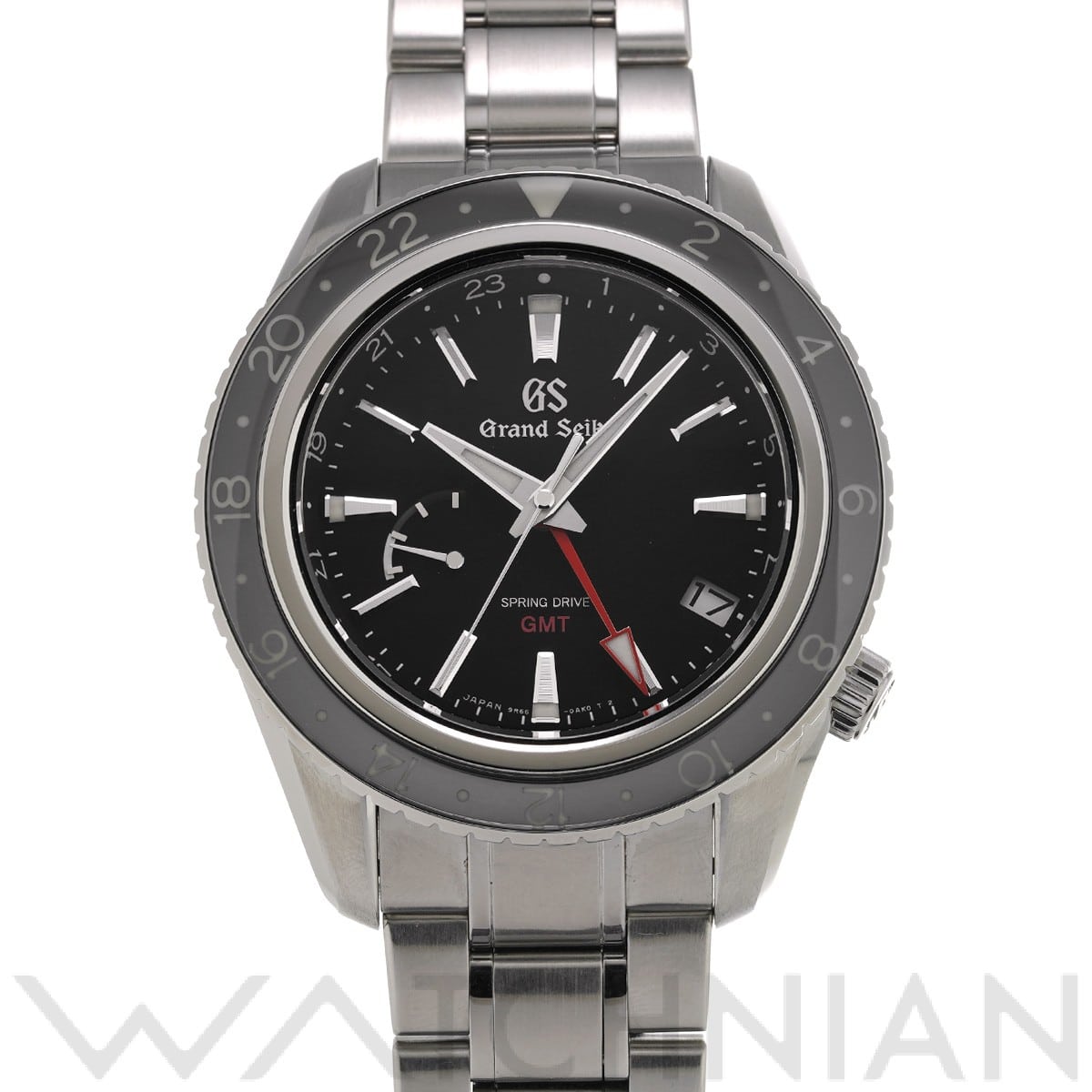 グランドセイコー / Grand Seiko スポーツコレクション スプリングドライブ GMT SBGE201 ブラック メンズ 時計 【中古】【wristwatch】