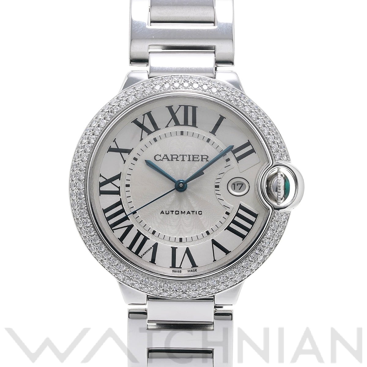 カルティエ / CARTIER バロンブルー ドゥ カルティエ 42mm WE9009Z3 シルバー メンズ 時計 【中古】【wristwatch】