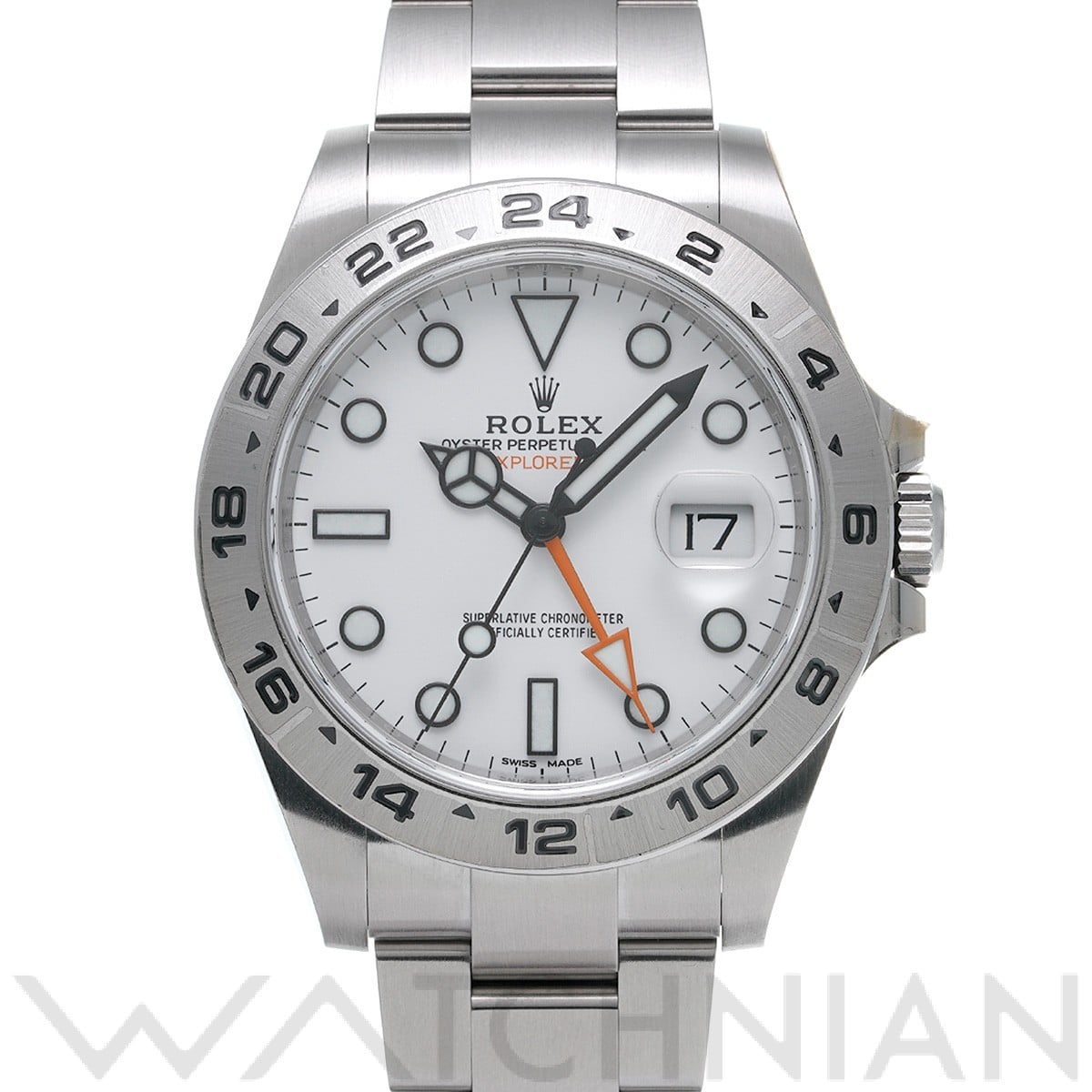 ロレックス エクスプローラーII 216570 ホワイト メンズ 時計 【中古】【wristwatch】