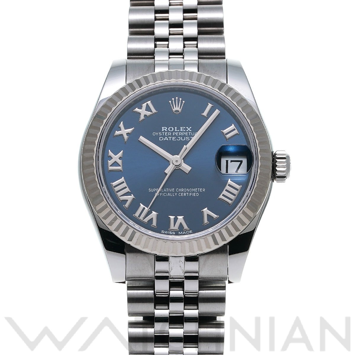 ロレックス デイトジャスト 31 178274 ブルー ユニセックス 時計 【中古】【wristwatch】