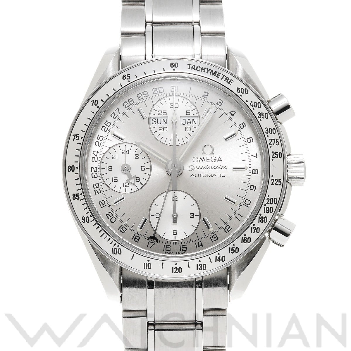オメガ / OMEGA スピードマスター トリプルカレンダー 3523.30 シルバー メンズ 時計 【中古】【wristwatch】
