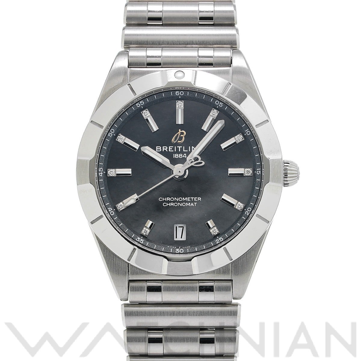 ブライトリング / BREITLING クロノマット 32 ジャパンエディション A77310101B1A1 ブラックシェル/ダイヤモンド ユニセックス 時計 【中古】【wristwatch】