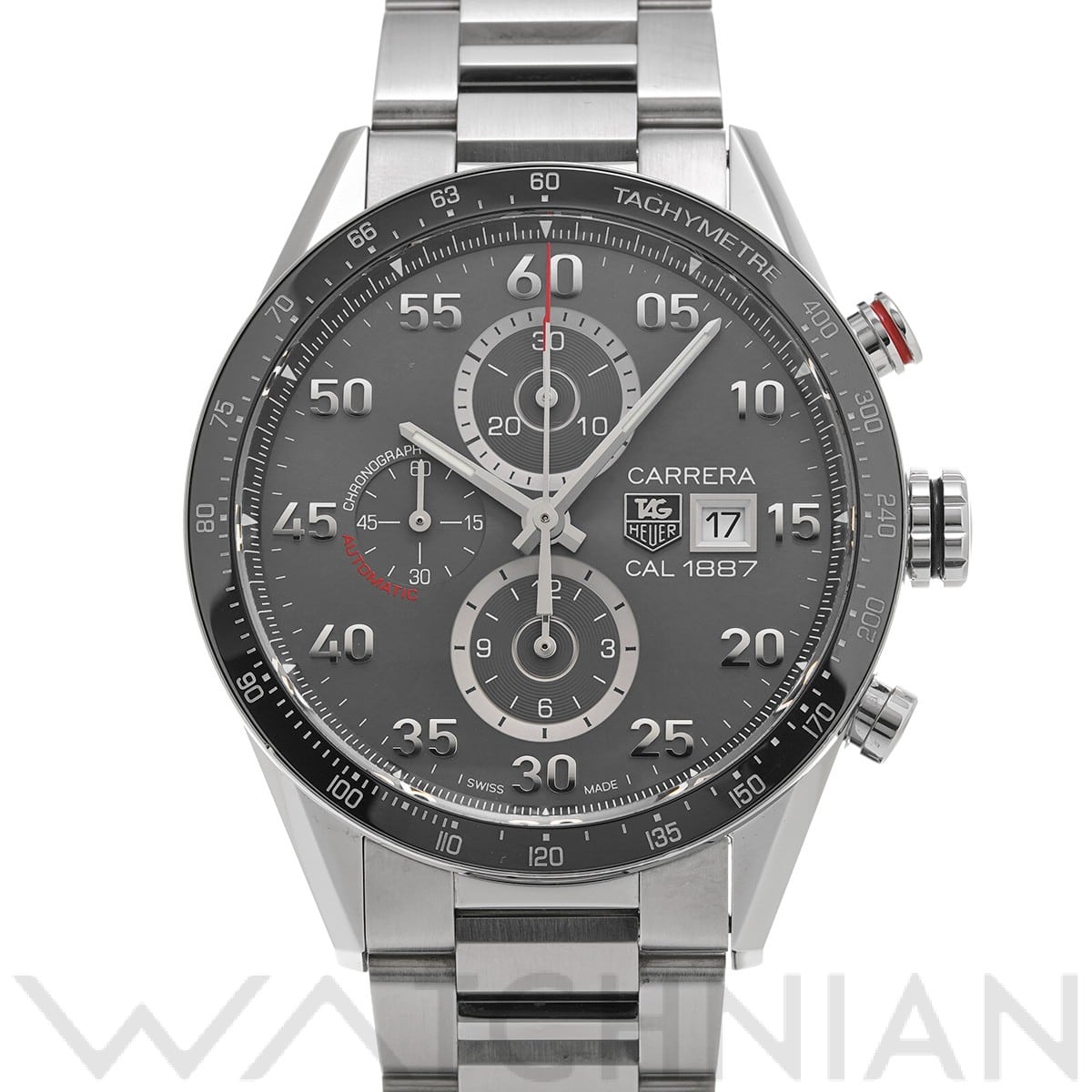 タグ ホイヤー / TAG HEUER カレラ キャリバー1887 クロノグラフ CAR2A11.BA0799 グレー メンズ 時計 【中古】【wristwatch】