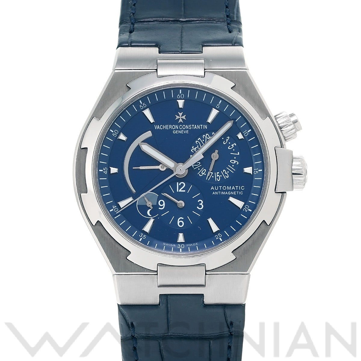 ヴァシュロン コンスタンタン オーバーシーズ デュアルタイム 47450/000A-9039 ブルー メンズ 時計 【中古】【wristwatch】