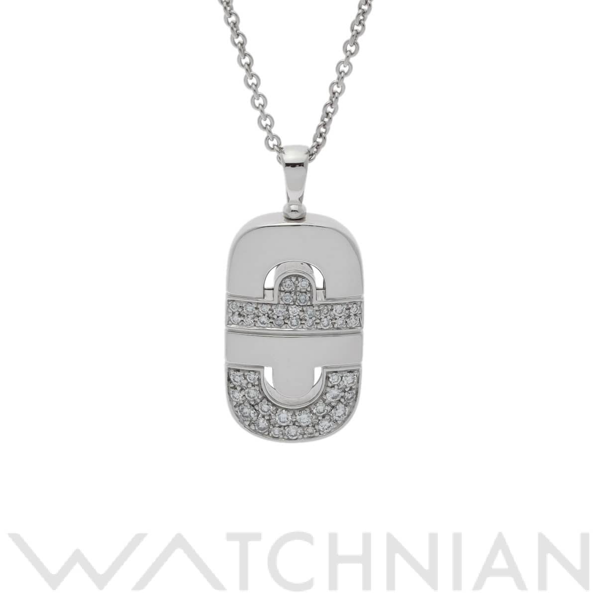 ブルガリ パレンテシ ネックレス シルバー K18ホワイトゴールド WG レディース ジュエリー 【中古】【jewelry】