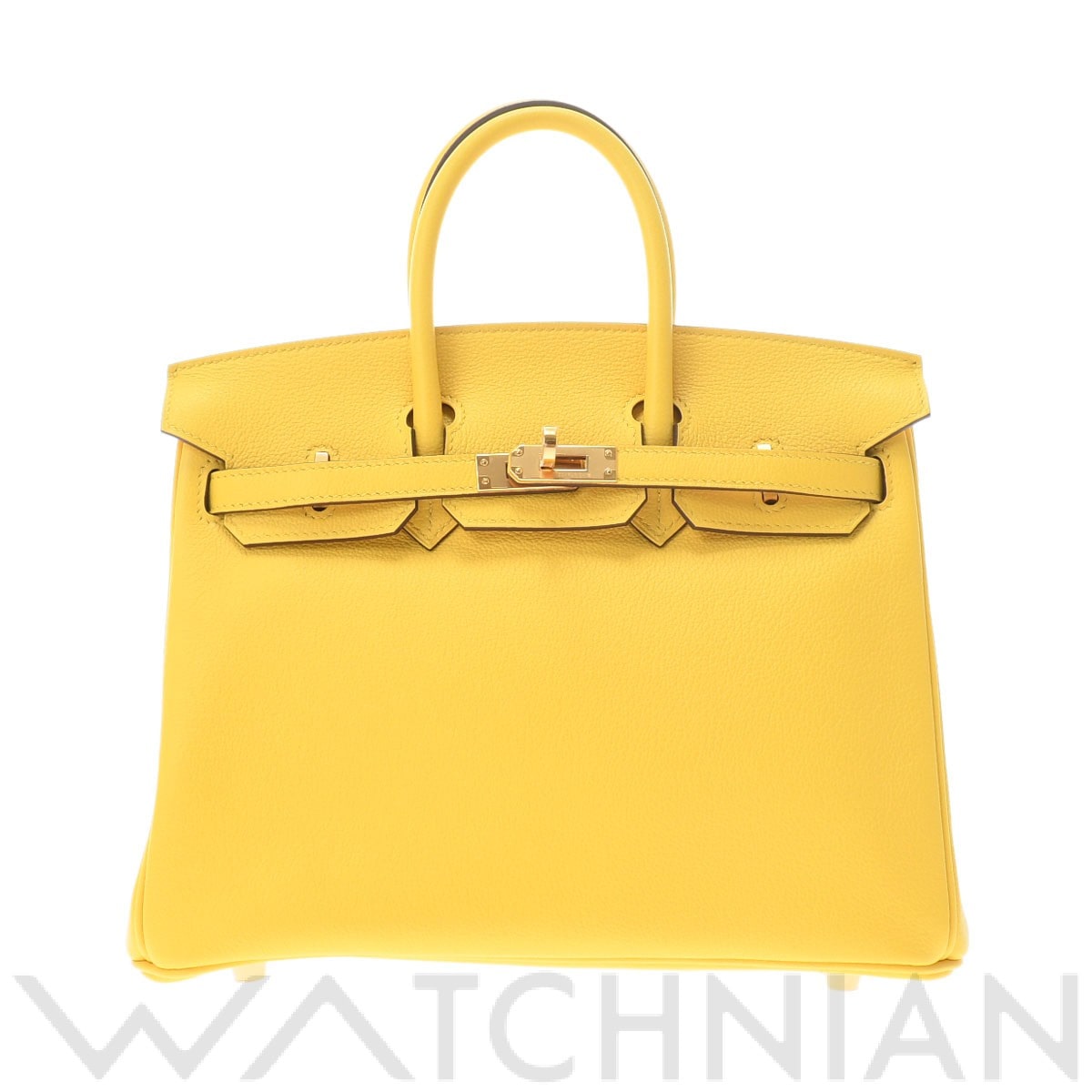 エルメス / HERMES バーキン 25 ジョーヌナプル/ローズゴールド金具 トリヨンノヴィーヨ レディース バッグ 【未使用】【bag】