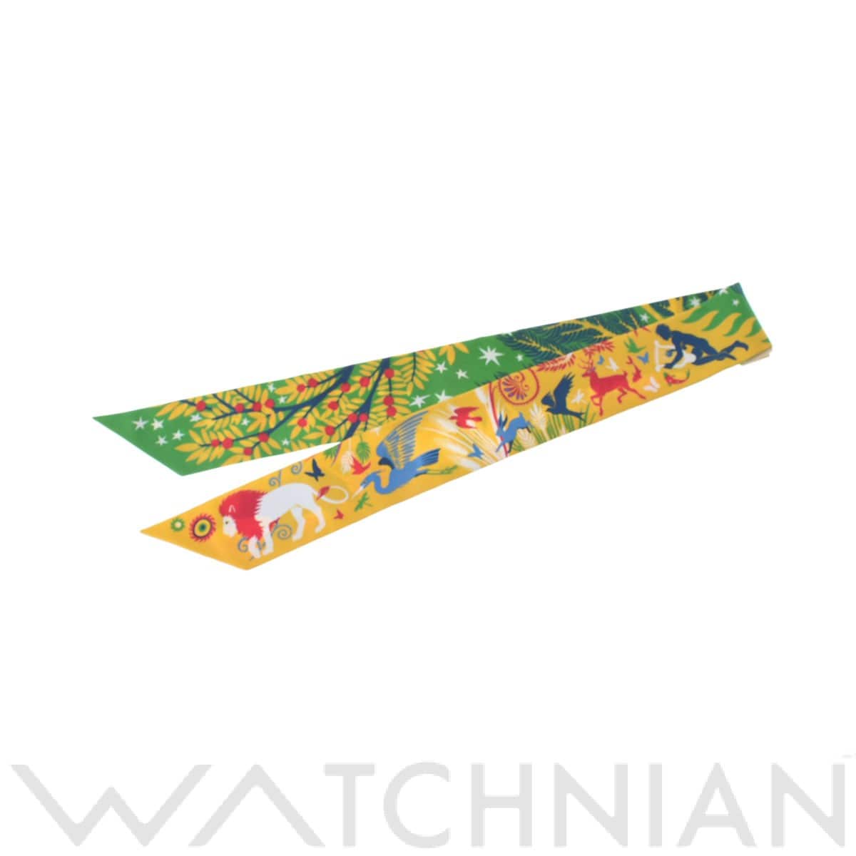 エルメス / HERMES ツイリー LE CHARME D’ORPHEE ヴェールヴィフ/ジョーヌヴィフ 063702S 07 シルク100％ レディース 【新品】【other】