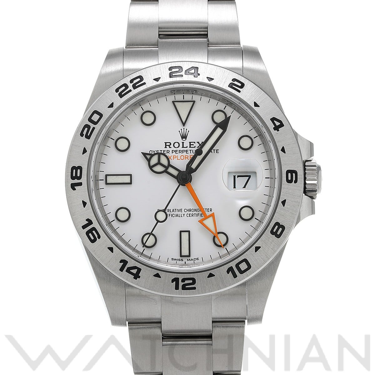 ロレックス エクスプローラーII 216570 ホワイト メンズ 時計 【中古】【wristwatch】