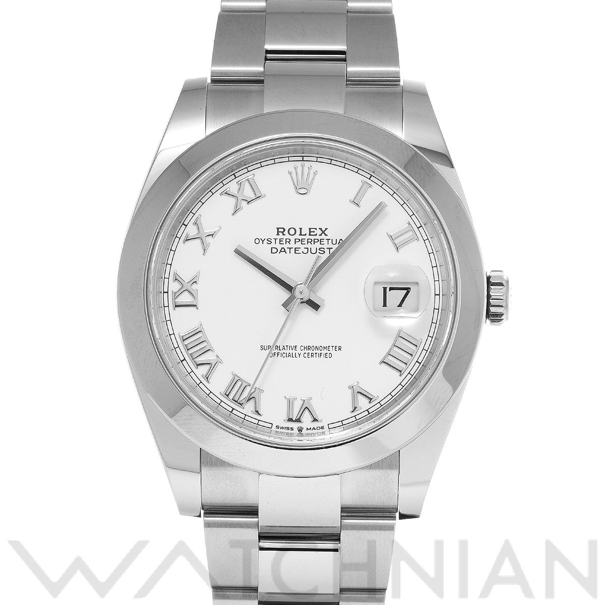 ロレックス / ROLEX デイトジャスト 41 126300 ホワイト メンズ 時計 【未使用】【wristwatch】
