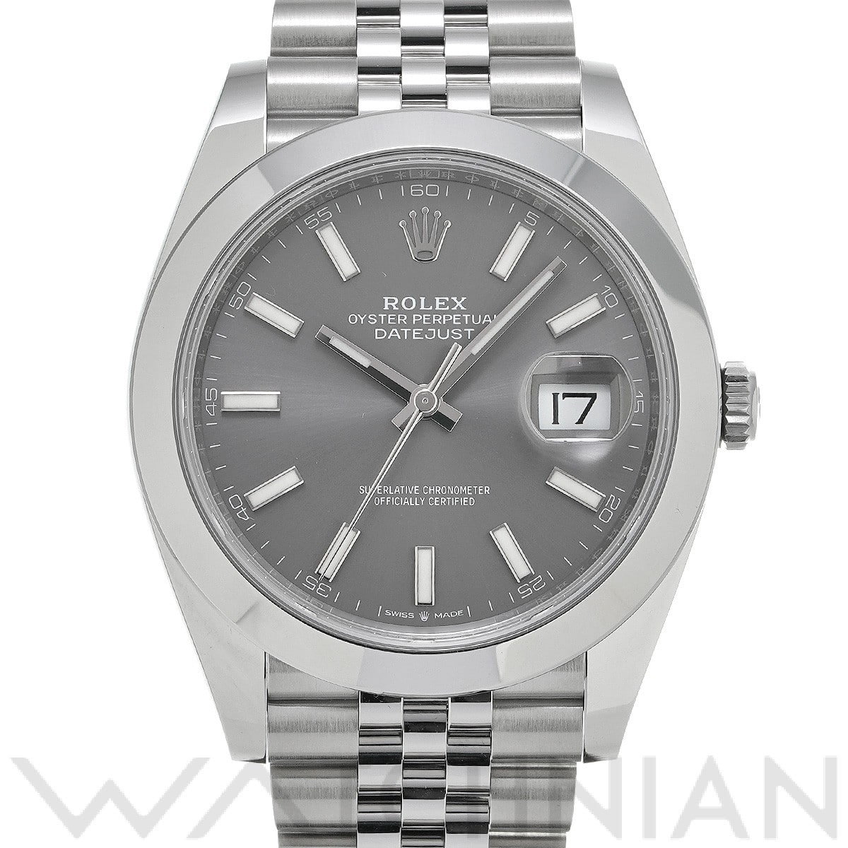 ロレックス / ROLEX デイトジャスト 41 126300 スレート メンズ 時計 【未使用】【wristwatch】